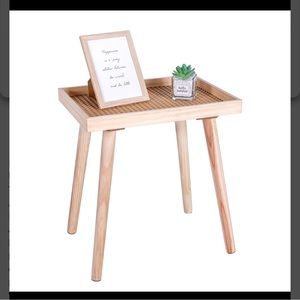 Zedesey Rattan Side Table Small
ELEGANT APPEARANCE
End Table Wood Accent Table